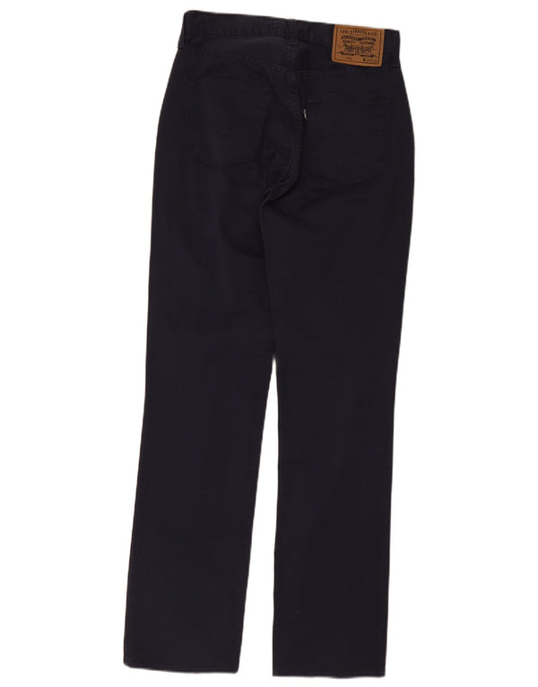 Levi's Uomo 495 Pantaloni cargo dritti W29 L32 Cotone blu navy