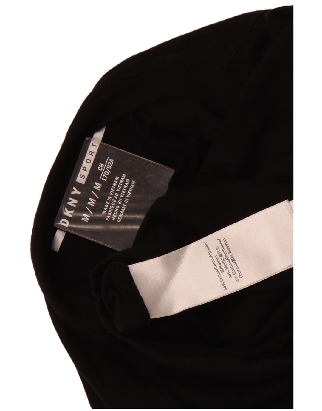 DKNY Girls Vest Top 14-15 Years Medium  Black Cotton
