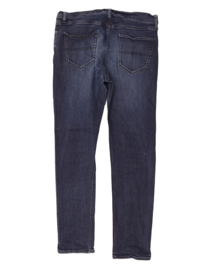 Marks & Spencer Mens Slim Jeans W36 L33 Navy Blue Cotton