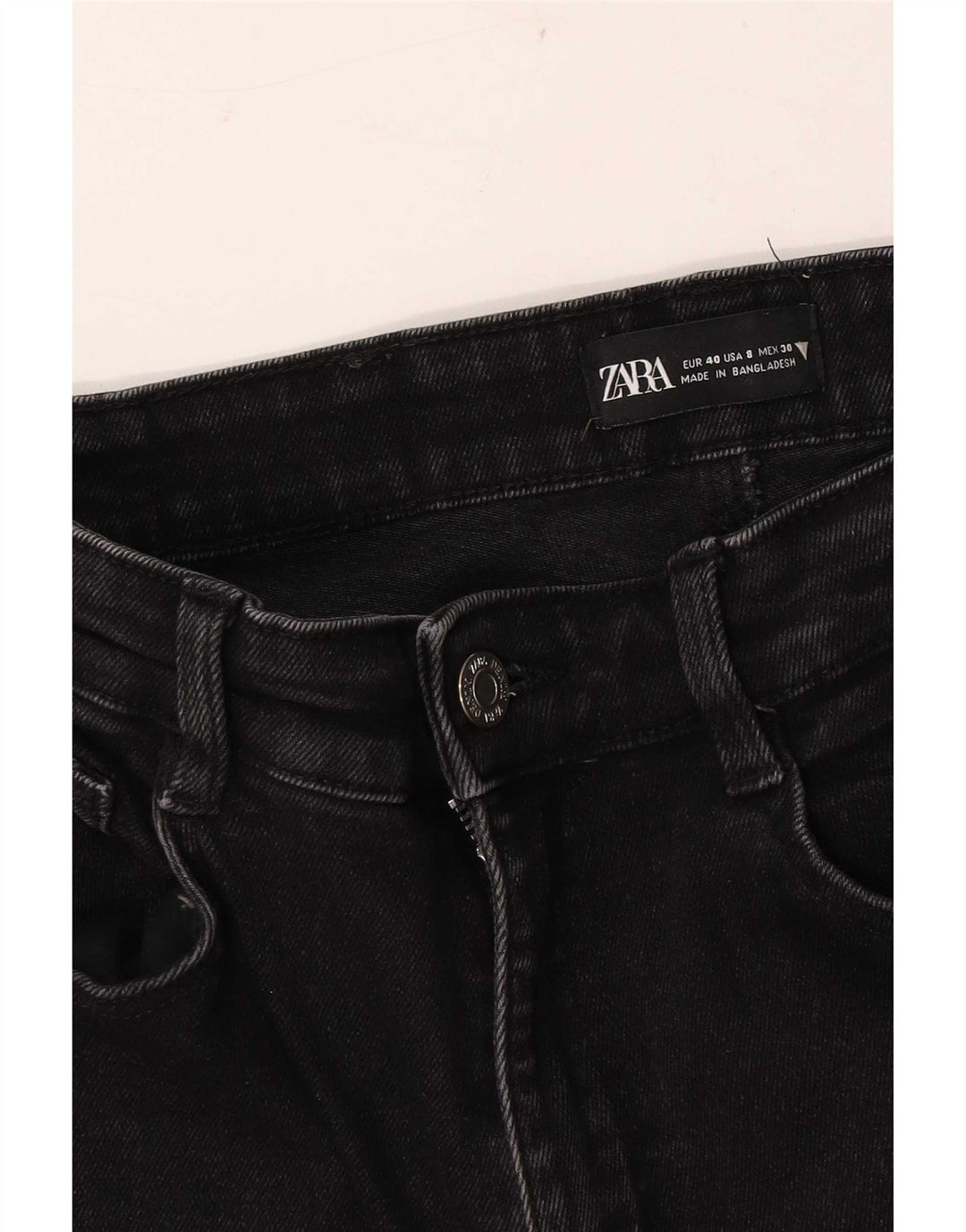 Zara Womens Skinny Jeans EU 40 Medium W30 L26 Black
