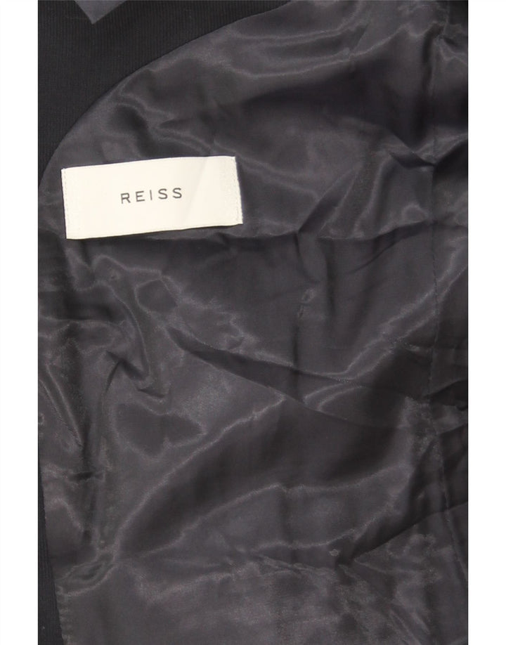Reiss Herren-Blazer mit 2 Knöpfen, UK 38, mittelmarineblaue Wolle