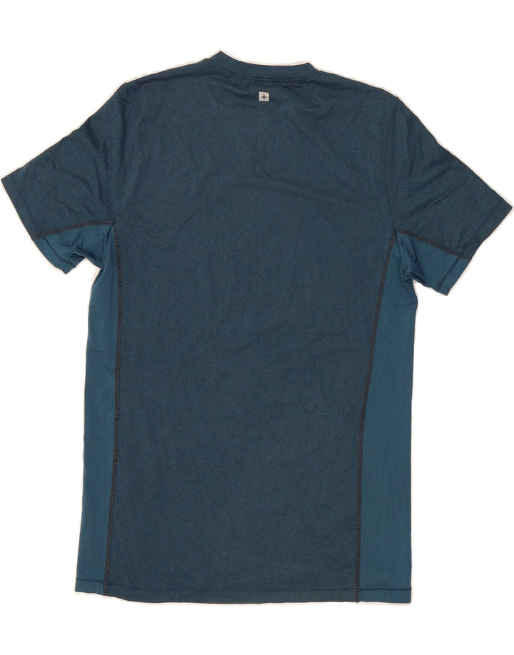 MOUNTAIN WAREHOUSE Mens Graphic T-Shirt Top Small Navy Blue Geometric Vintage Mountain Warehouse and Second-Hand Mountain Warehouse from Messina Hembry 