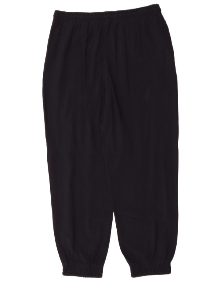Zara Womens Tracksuit Trousers Joggers XL  Navy Blue Polyester
