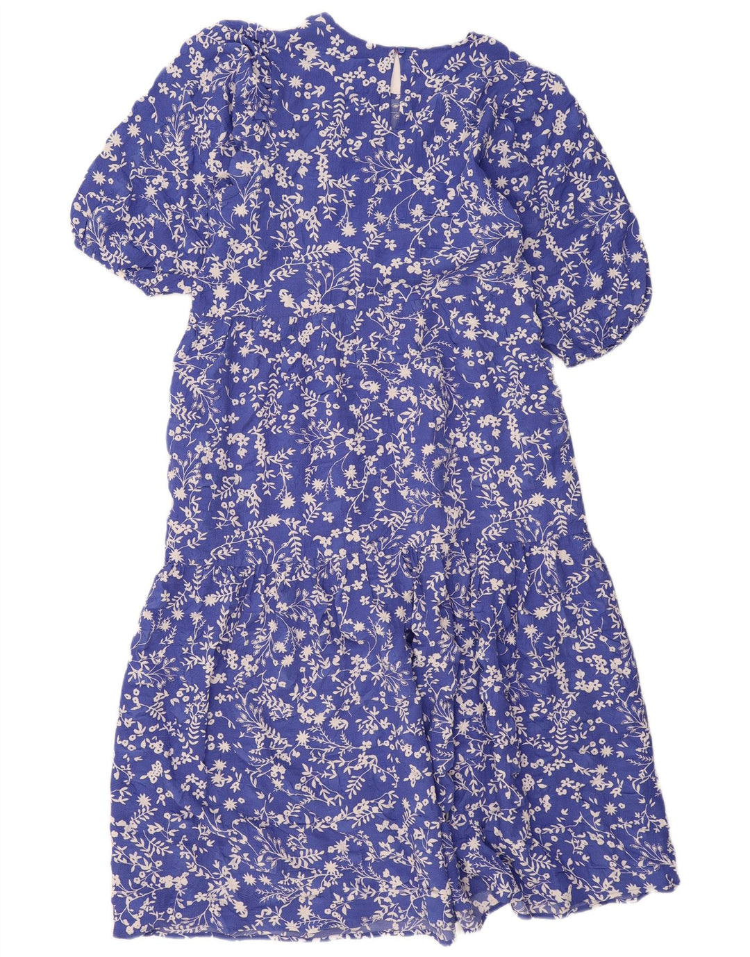 MARKS & SPENCER Womens Regular Maxi Dress UK 16 Large Blue Floral
