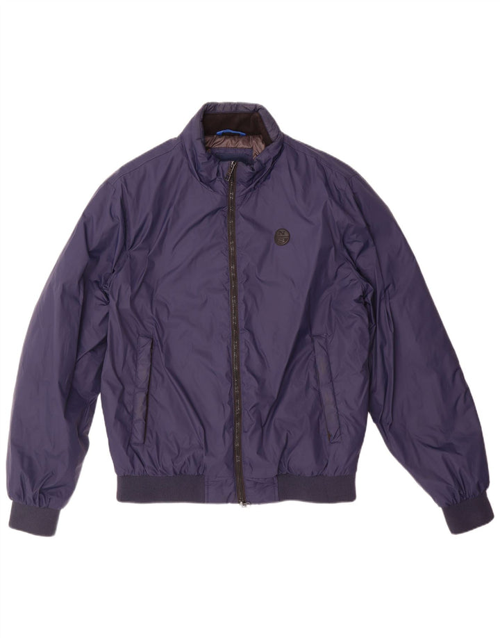 North Sails Chaqueta Bomber para Hombre UK 38 Medium Azul Marino Poliamida