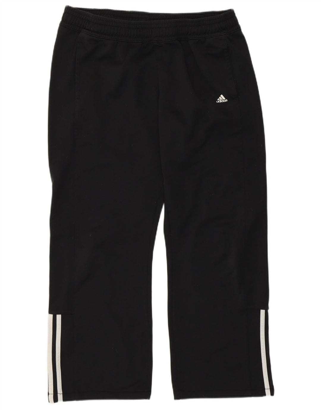 Pantaloni da tuta da uomo Adidas Large neri in poliestere