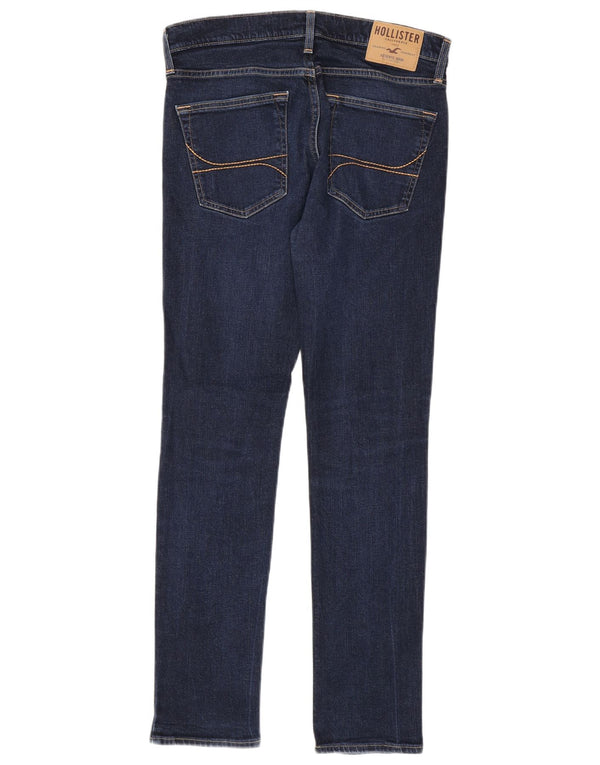Jeans skinny da uomo Hollister W32 L32 in cotone blu navy
