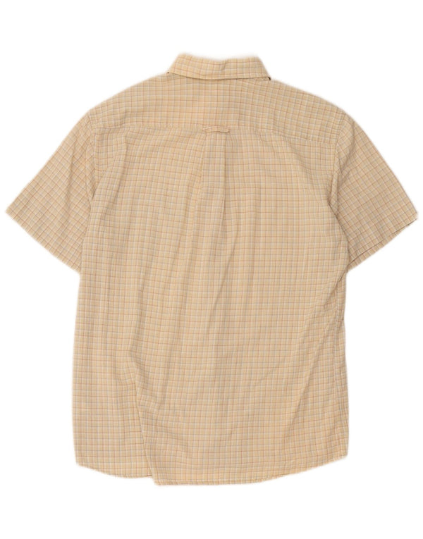 Camisa de manga corta para hombre Camel Active Large Beige Check