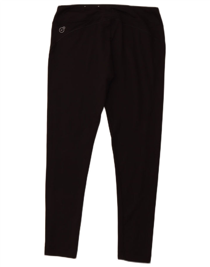 PUMA Womens Leggings UK 14 Large Black Polyester