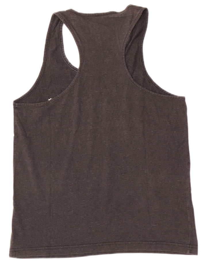 Reebok Hombre Chaleco Top XS Gris Algodón