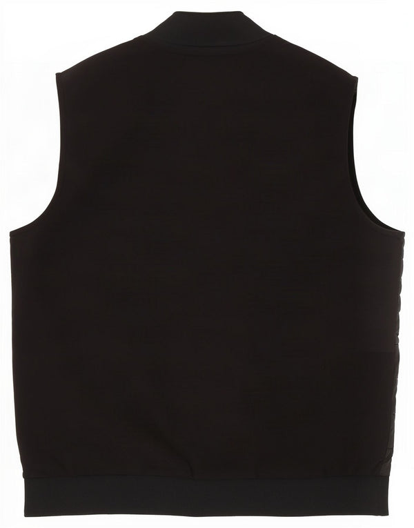 Gilet imbottito con autografo da uomo Marks & Spencer UK 42 XL cotone nero