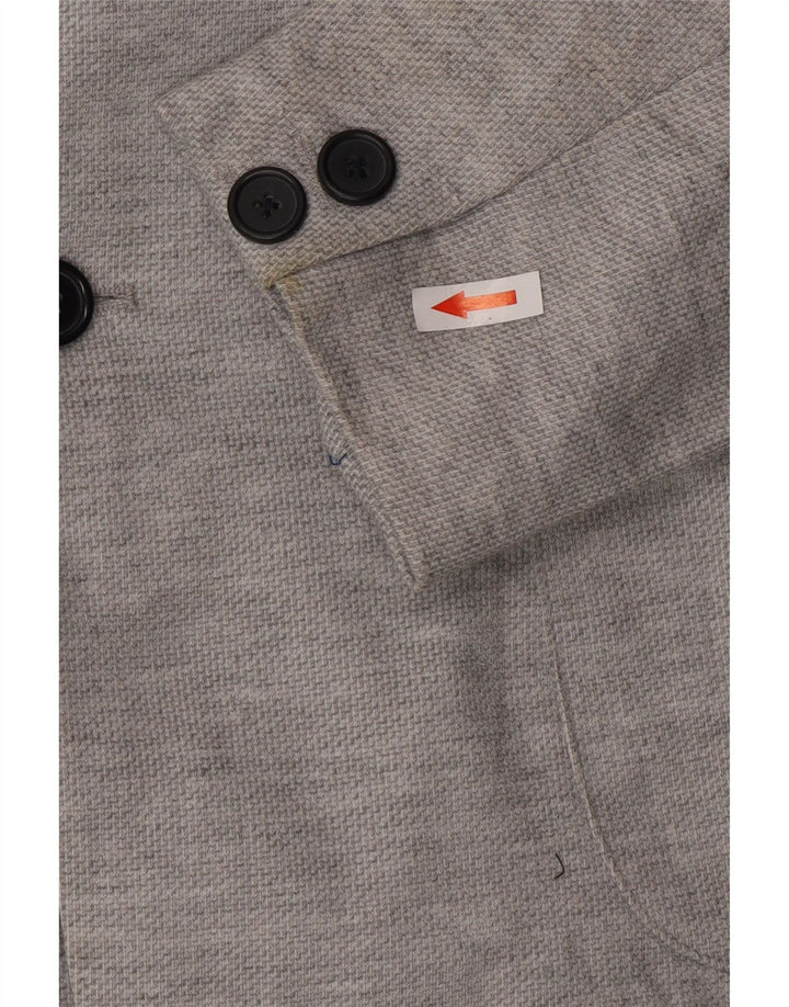 Giacca blazer da uomo a 2 bottoni Zara UK 36 piccola grigia