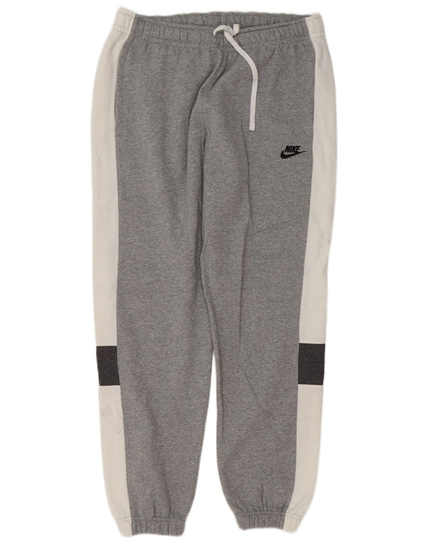 Nike Træningsdragt bukser til mænd Joggers Large Grå Colourblock Bomuld