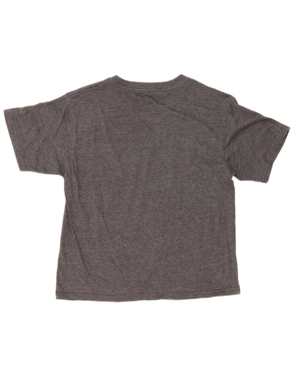 Volcom T-shirt graphique pour femme UK 14 Large Gris Coton