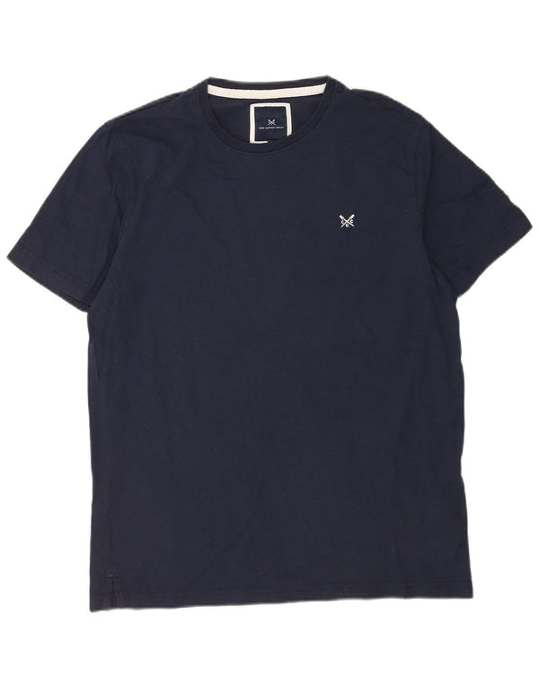 Crew Clothing T-Shirt Homme Haut Large Bleu Marine Coton