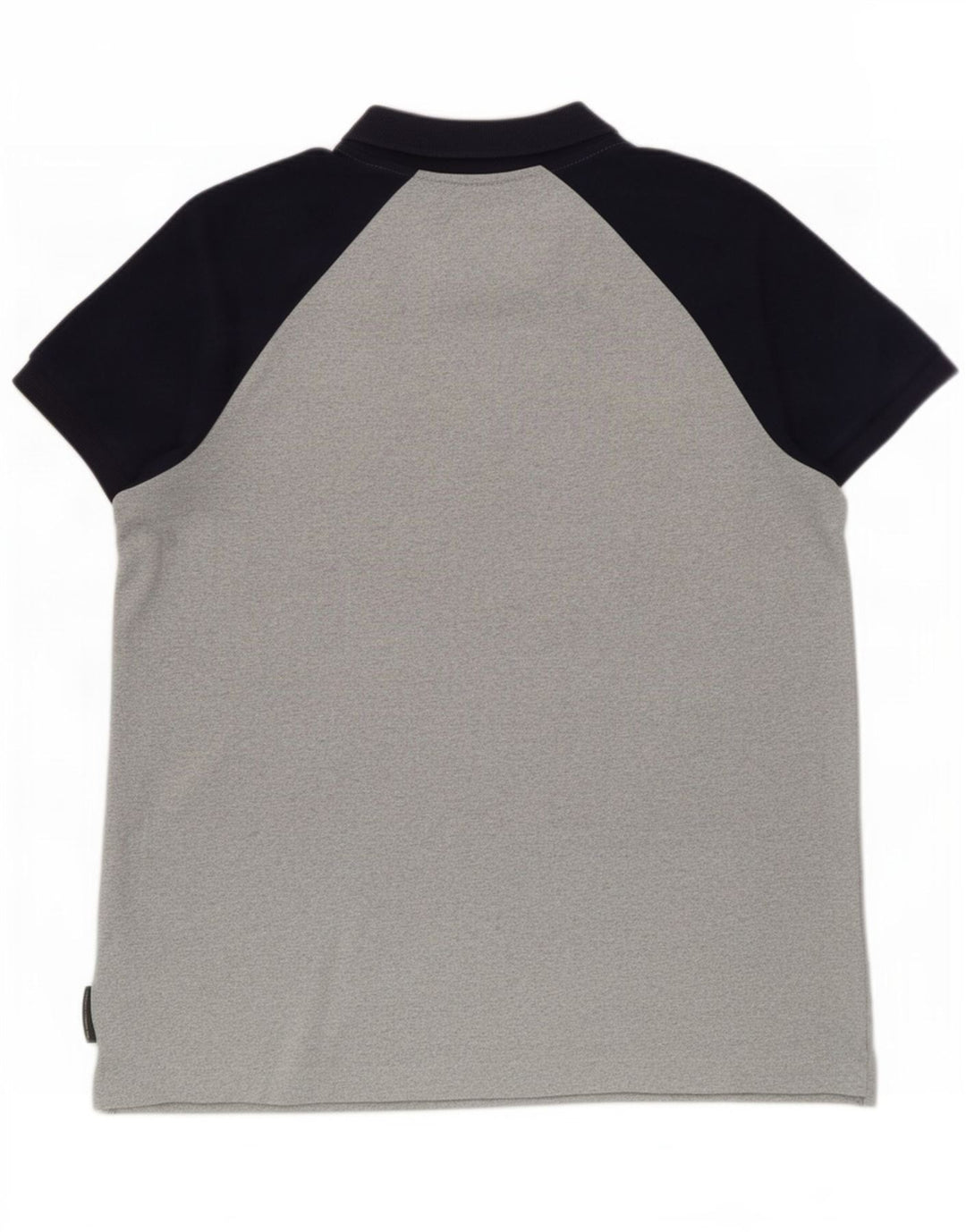 French Connection Mens Polo Shirt XL Grey Colourblock Polyester