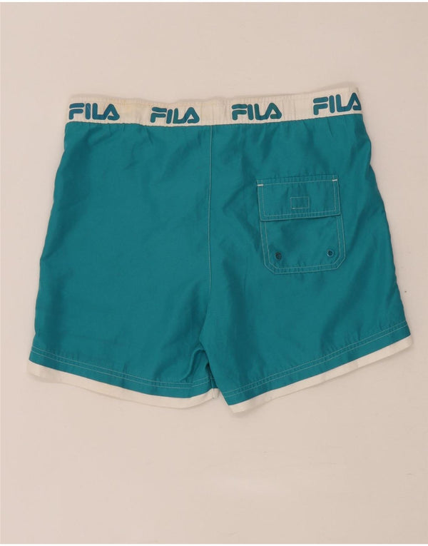 Fila Short de Bain Graphic Regular Homme Turquoise Moyen Colourblock