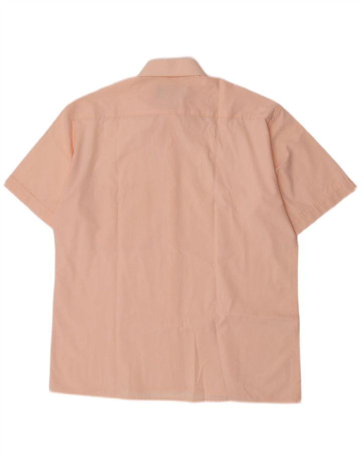 Morris  Mens Short Sleeve Shirt Large Pink
