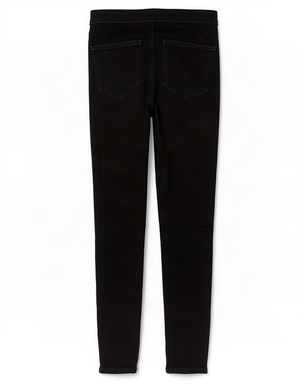 Женские джинсы скинни Topshop W30 L26, черный хлопок