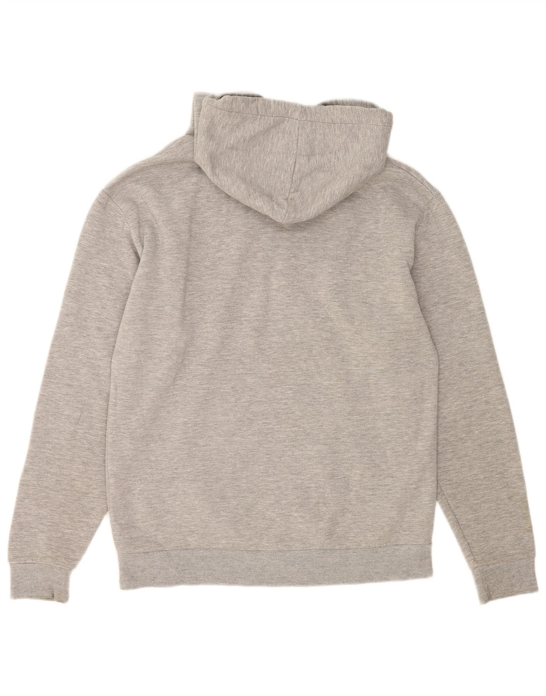 Zara Mens Hoodie Jumper Medium Grey Flecked Cotton
