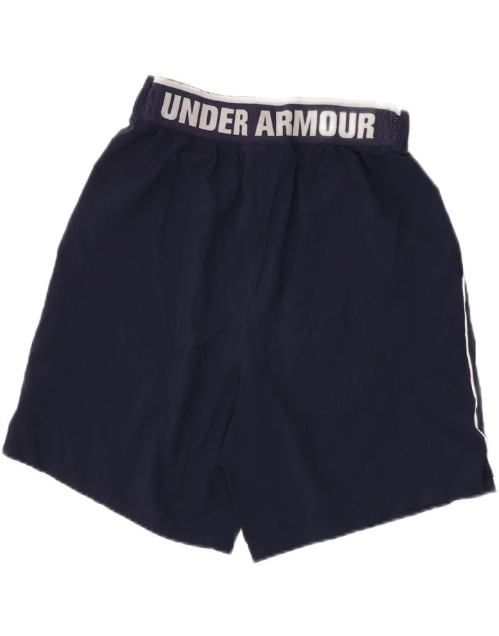 Under Armour Short de Sport Heat Gear Graphic Homme Bleu Marine Moyen Polyester