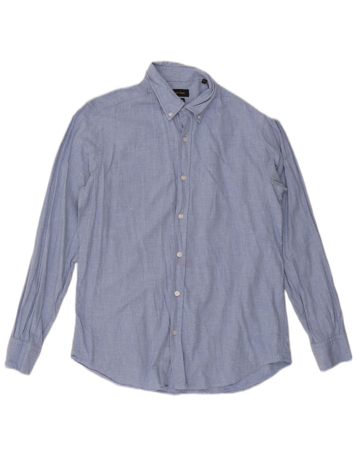 Massimo Dutti Herrenhemd Mittelblau