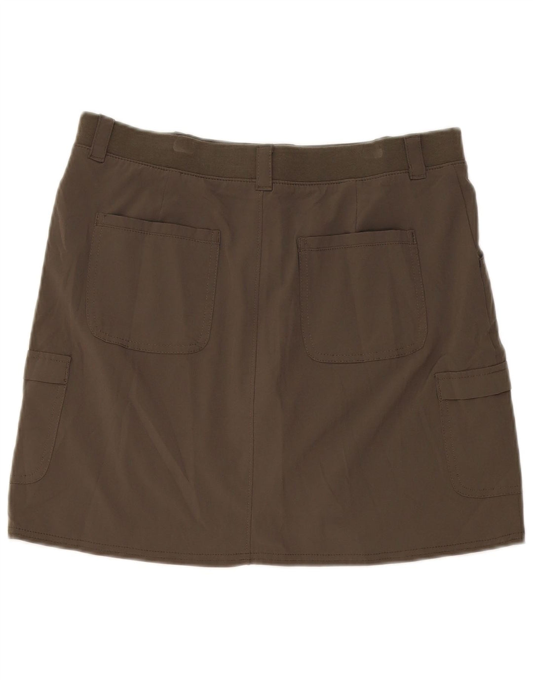 Lee Jupe-short coupe décontractée pour femme US 10 Large Kaki Polyester