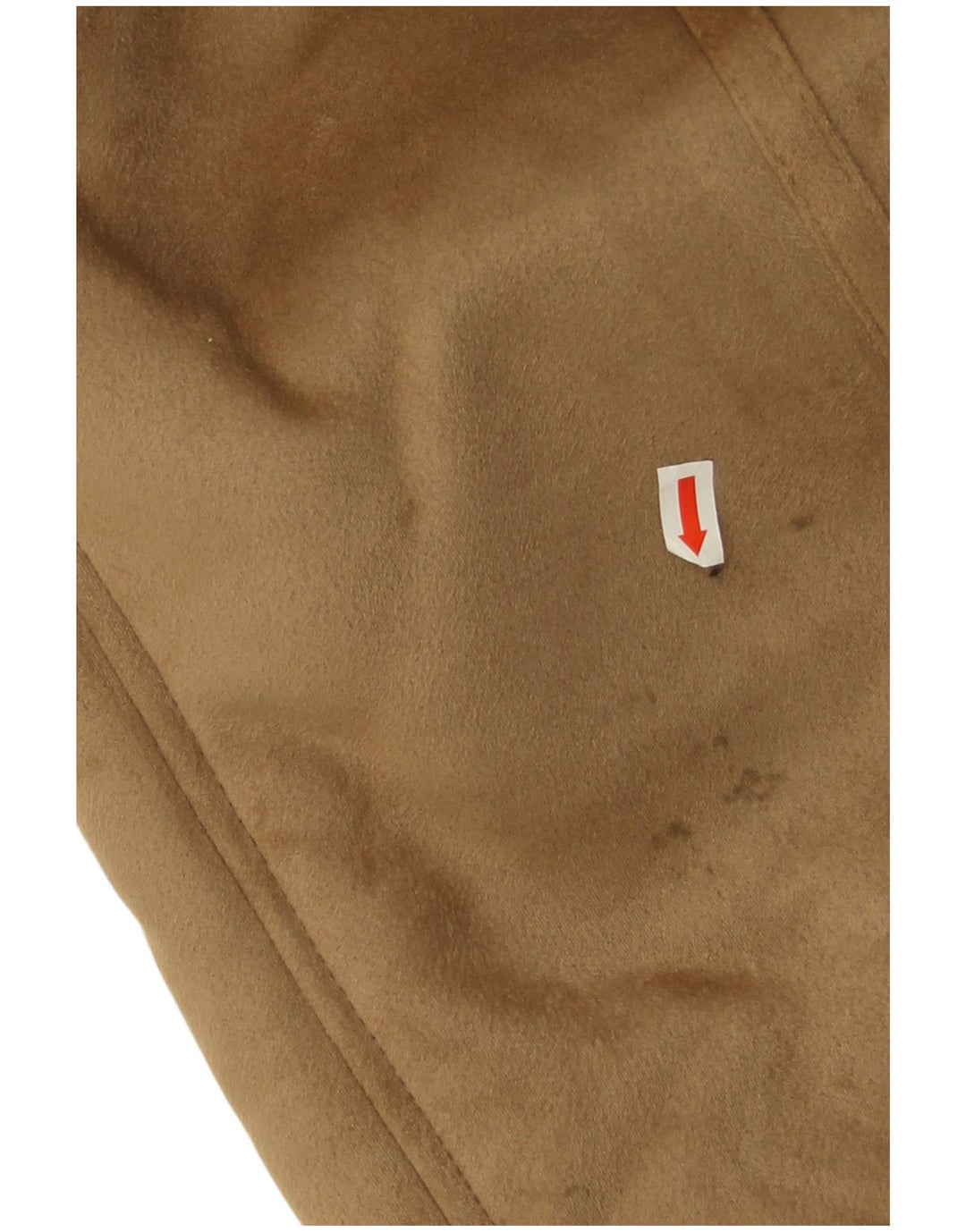 Zara Womens Sherpa Overcoat UK 14 Medium Beige Polyester