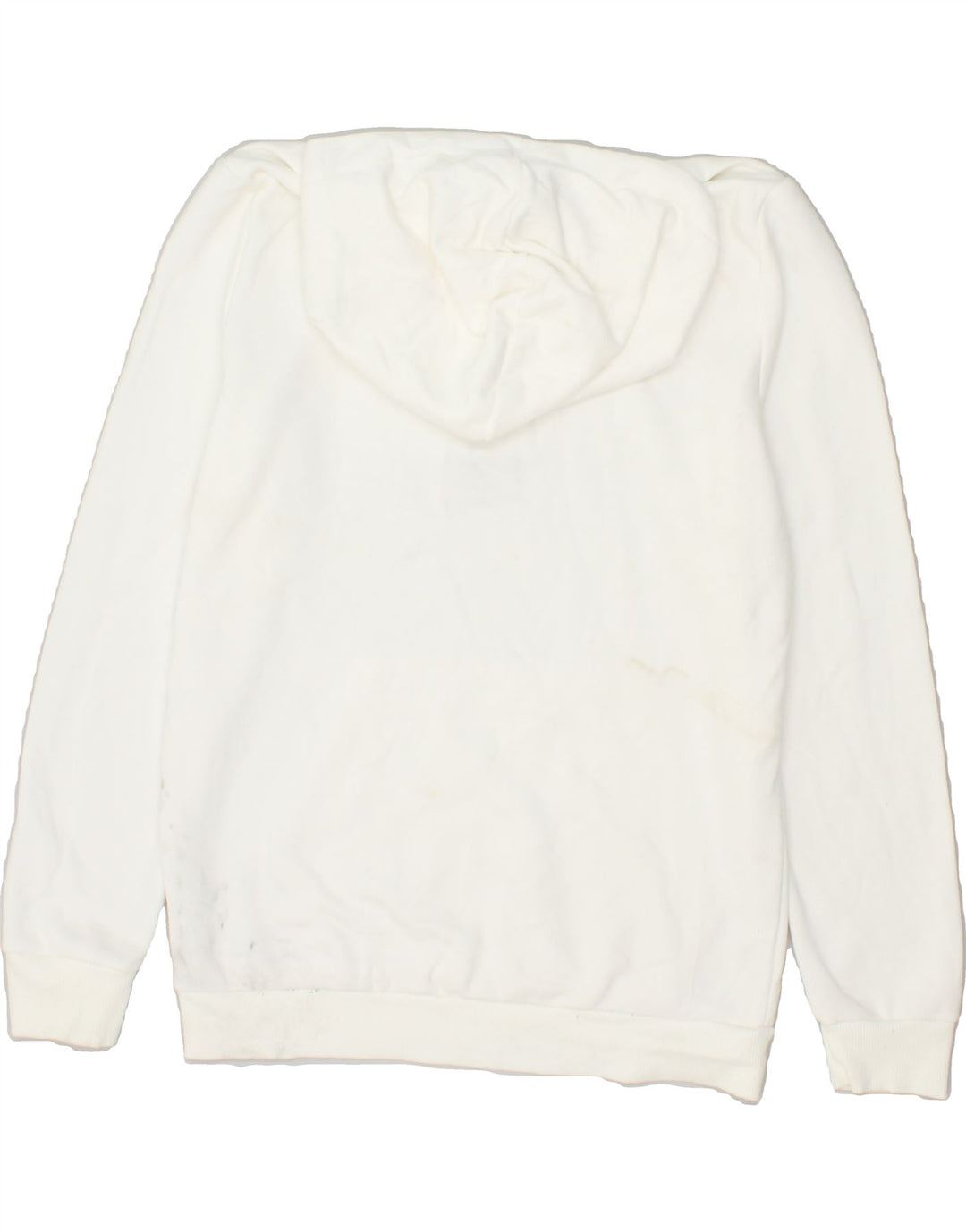 PUMA Mens Graphic Hoodie Jumper Small White Cotton | Vintage Puma | Thrift | Second-Hand Puma | Used Clothing | Messina Hembry 
