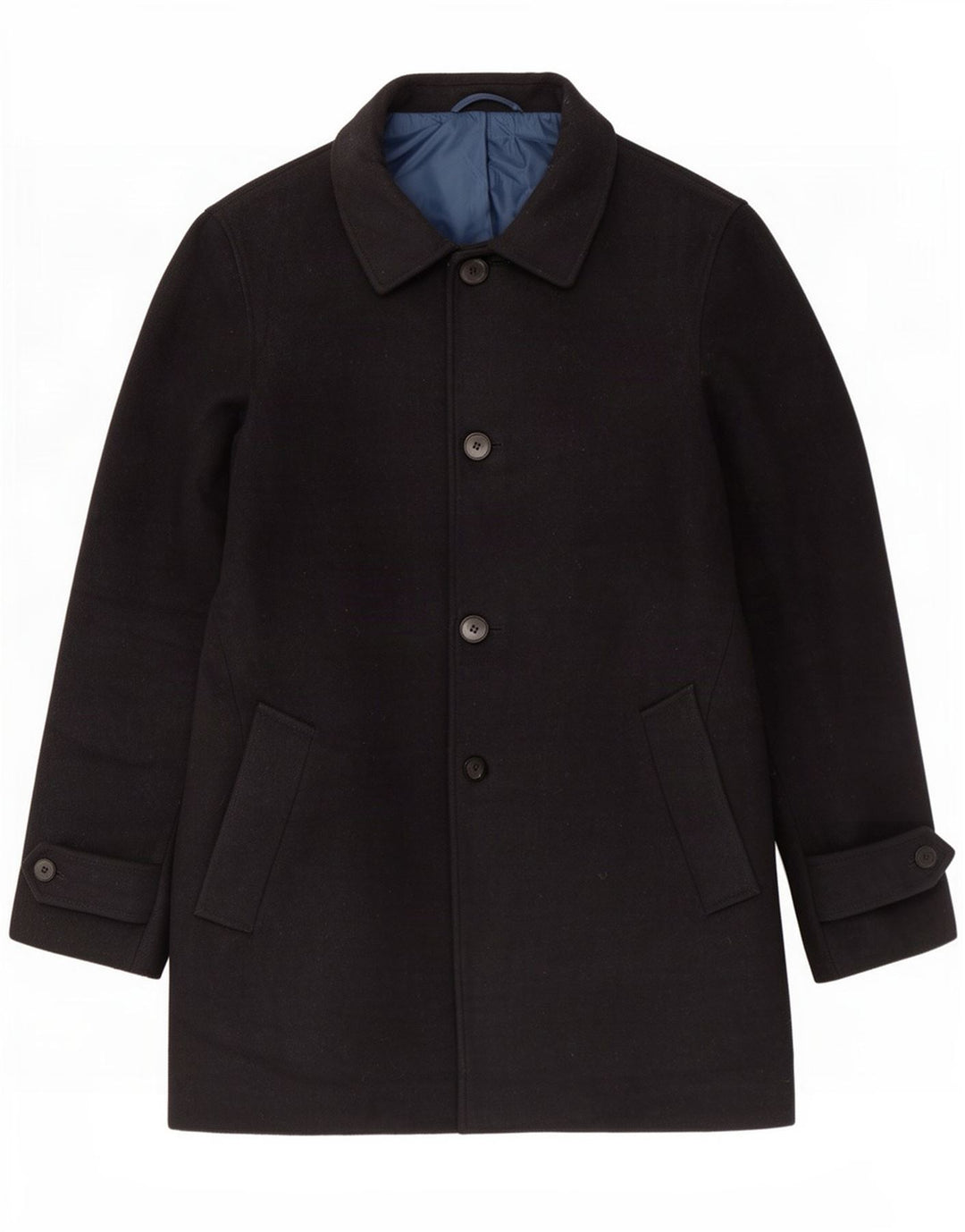 Ανδρικό πανωφόρι Marks & Spencer UK 38 Medium Navy Blue Polyester
