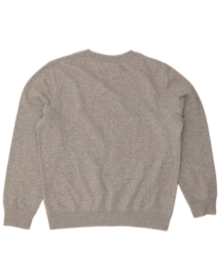 Champion Mens Graphic Sweatshirt Jumper Large Grey Flecked Cotton