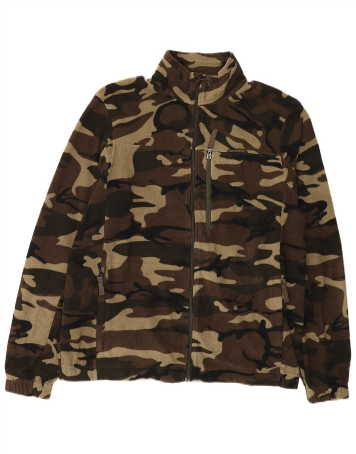 Jachetă polară pentru bărbați Decathlon UK 40 Poliester camuflaj maro mare