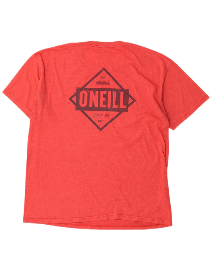 O'Neill Mens Graphic T-Shirt Top XL Red Cotton