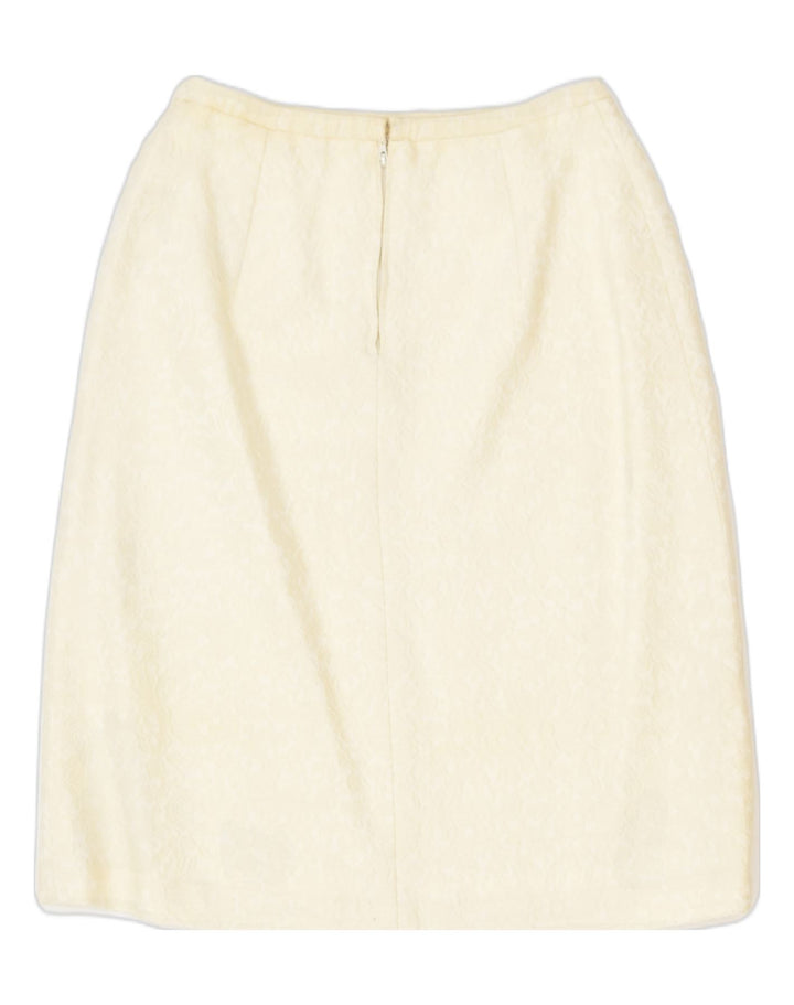VINTAGE Womens High Waist Pencil Skirt IT 48 XL W26 Yellow | Vintage | Thrift | Second-Hand | Used Clothing | Messina Hembry 