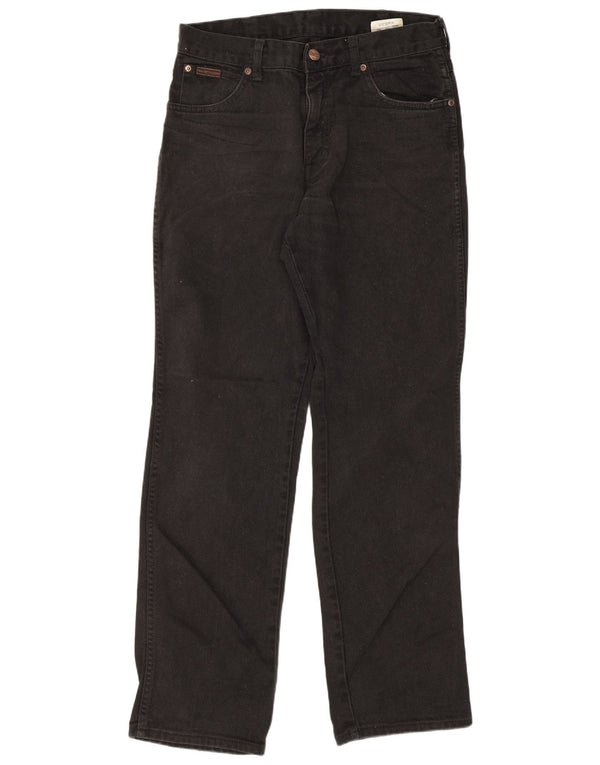 Мужские прямые джинсы Wrangler Texas W32 L32, черный хлопок