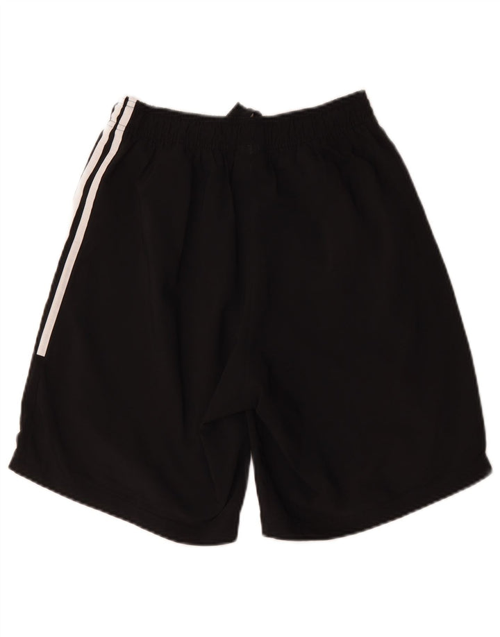 Pantaloncini sportivi Adidas da uomo piccoli in poliestere nero