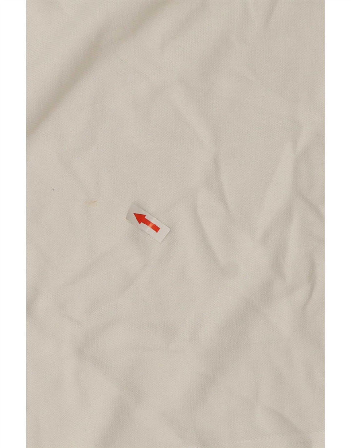 Camisa polo masculina Benetton média branca