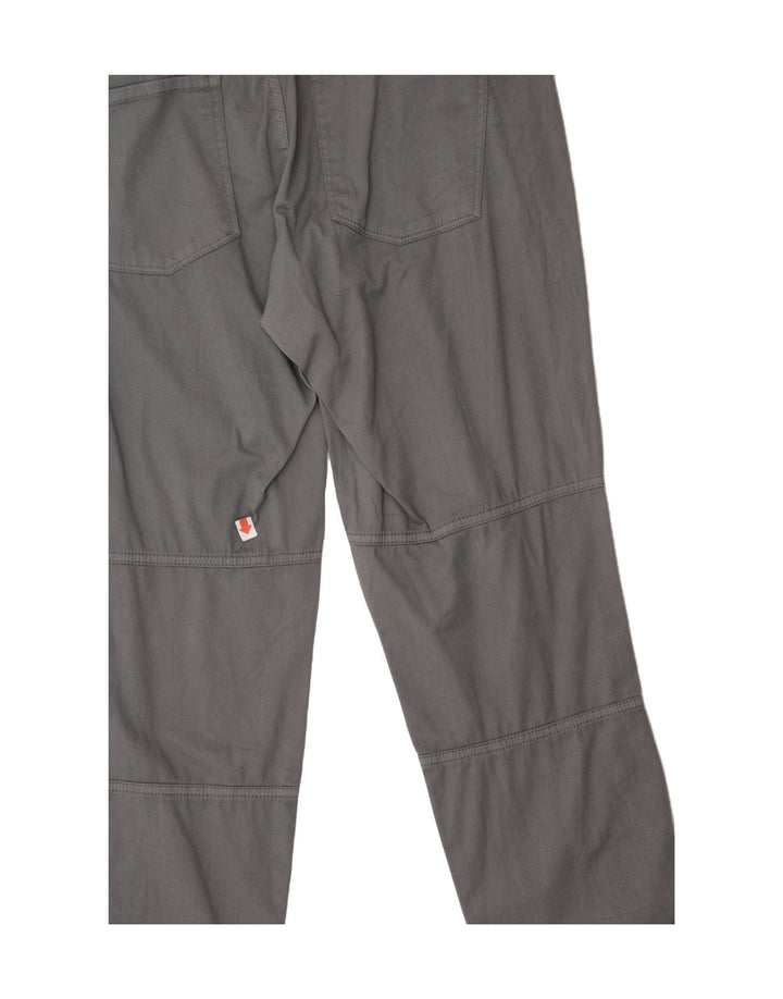 DKNY Womens Slim Trousers US 8 Medium W30 L28 Grey Cotton Vintage Dkny and Second-Hand Dkny from Messina Hembry 