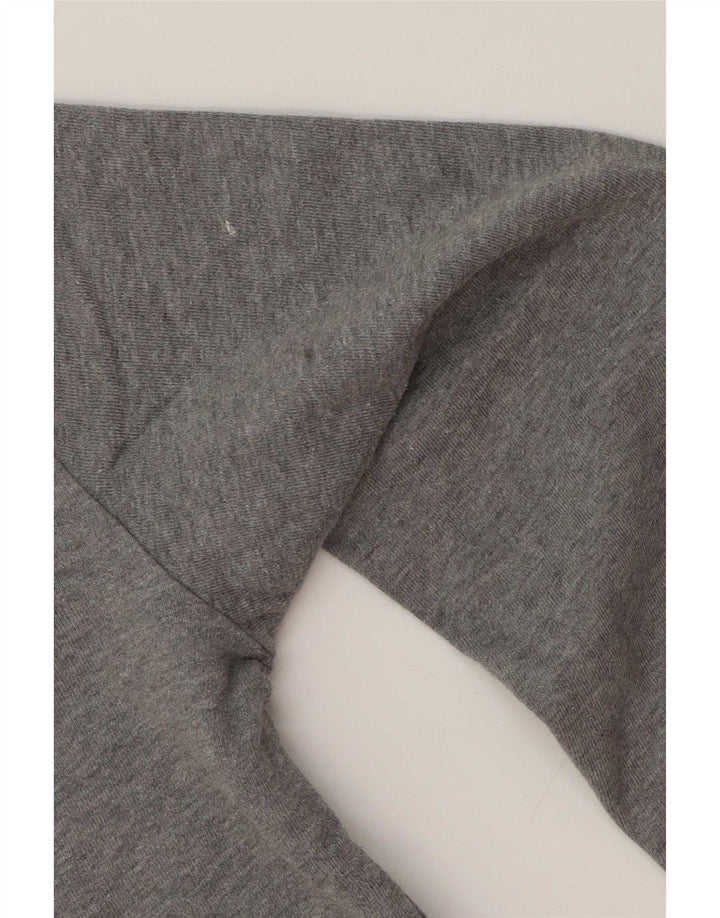 Marks & Spencer Mens Zip Neck Sweatshirt Jumper Medium Grey Cotton