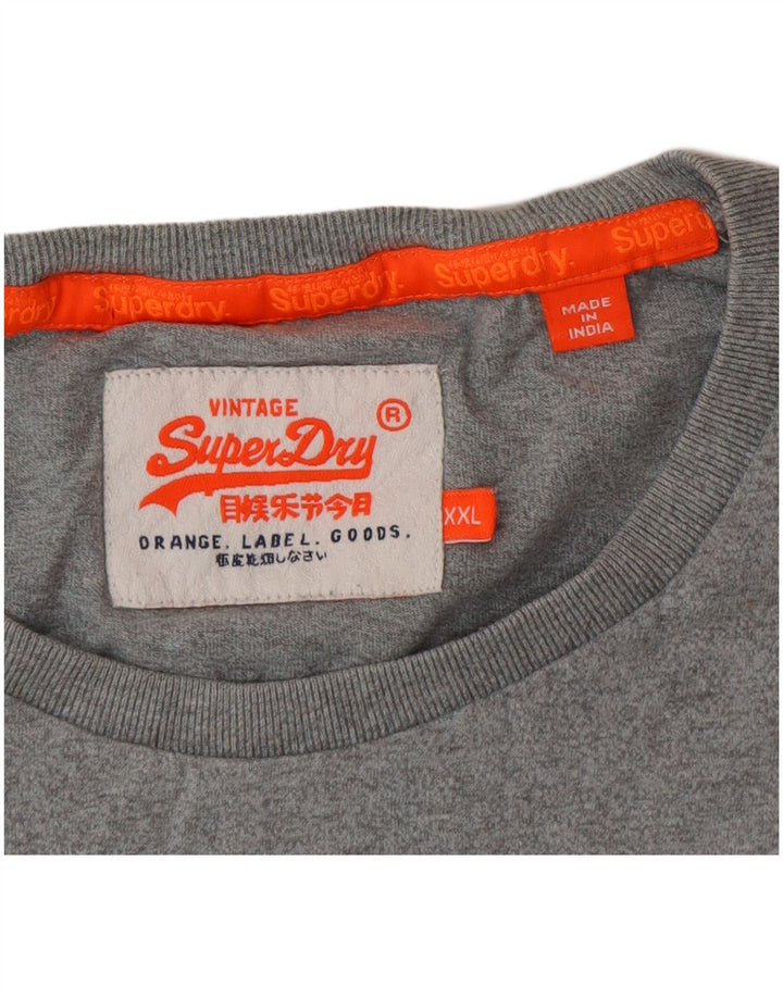 Superdry T-Shirt Homme 2XL Gris