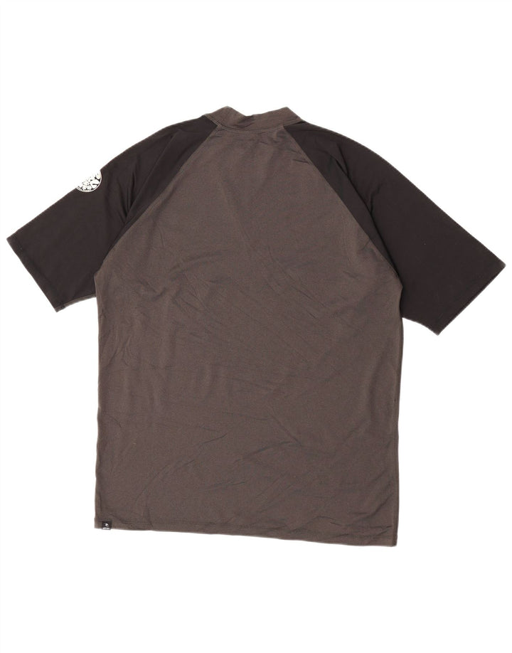 Rip Curl Mens Relaxed Fit Graphic T-Shirt Top Large Grey