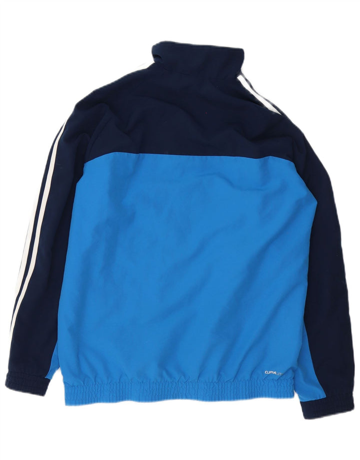 Adidas Boys Climalite træningsdragt topjakke 13-14 år Blå Colourblock