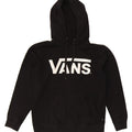 VANS Mens Graphic Hoodie Jumper Small Black Vintage Vans and Second-Hand Vans from Messina Hembry 