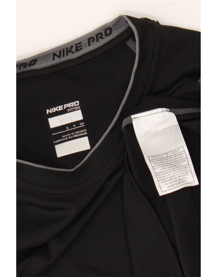 Nike Mens Vest Top Small Black Polyester