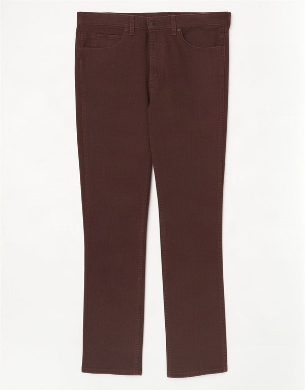 Levi's Mens 511 Slim Casual Pantalones W38 L34 Algodón Borgoña