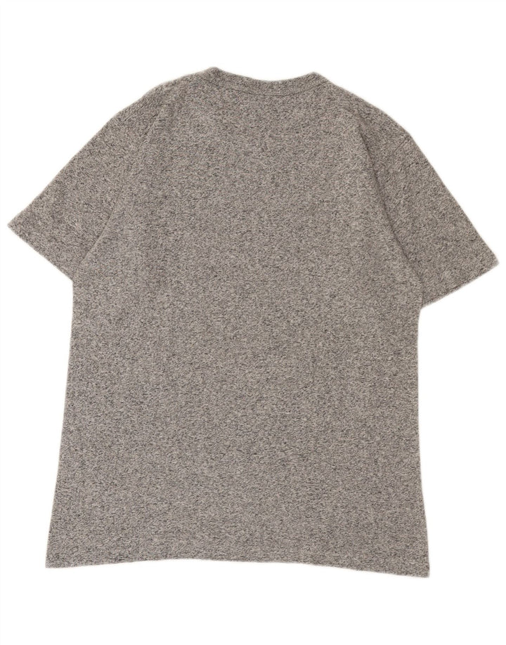 CHAMPION Mens Graphic T-Shirt Top Small Grey Flecked