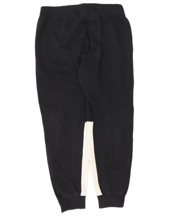 Nike Mens Tracksuit Trousers Joggers Medium Black Colourblock Cotton