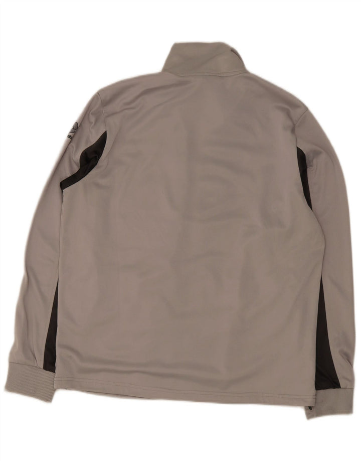 Lotto Herre Regular Fit træningsdragt Topjakke Medium Grey Colourblock