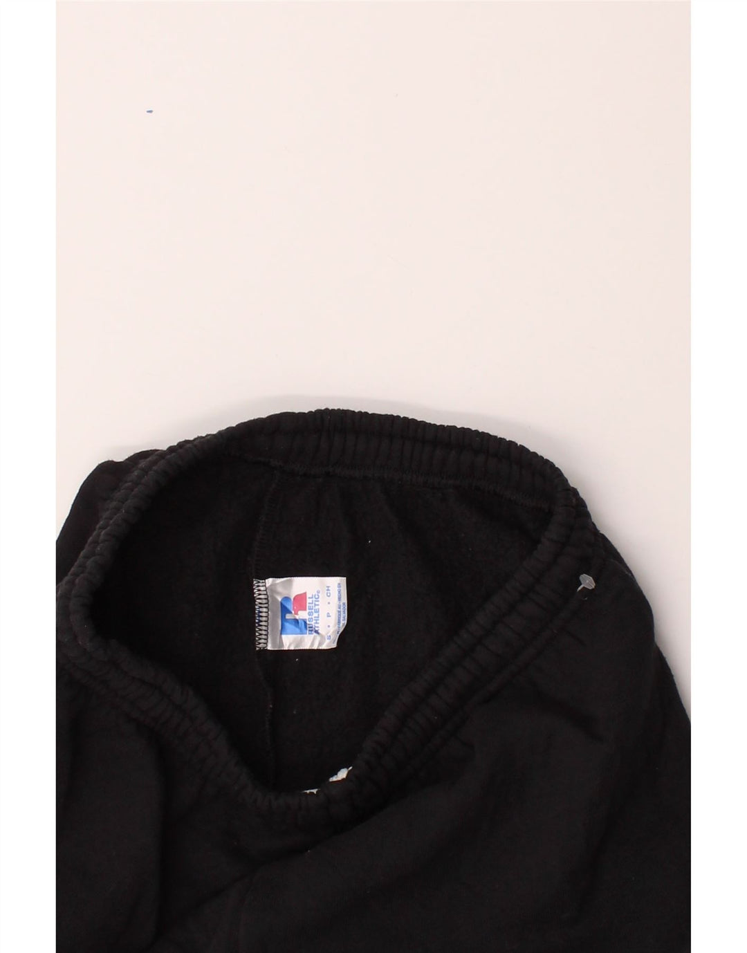 RUSSELL ATHLETIC Mens Tracksuit Trousers Small  Black Cotton Vintage Russell Athletic and Second-Hand Russell Athletic from Messina Hembry 