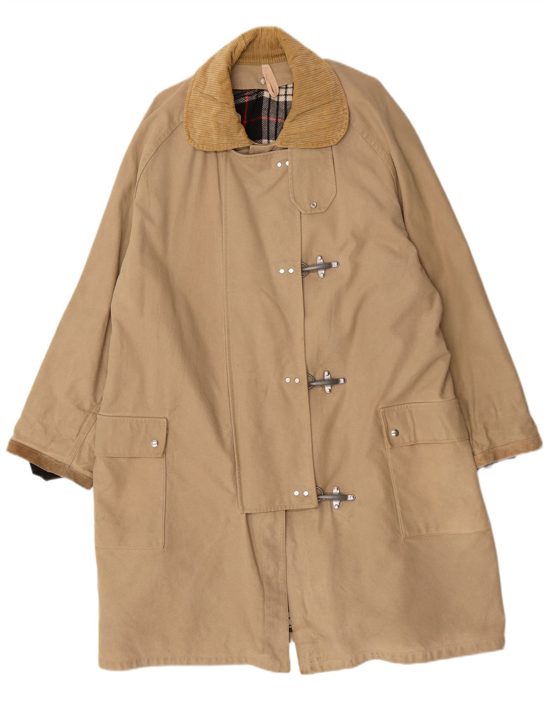 Fay Womens Ema Duffle Overcoat UK 20 2XL Beige